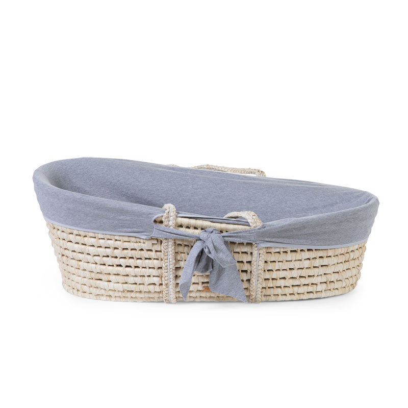 Childhome MOSES BASKET COVER JERSEY GREY